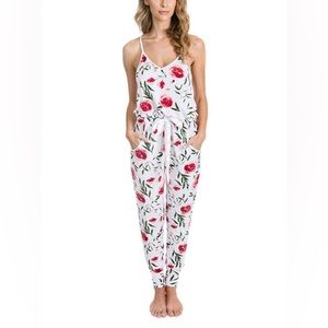 Priv Sleepwear Secret Garden Romper - Floral Watercolour